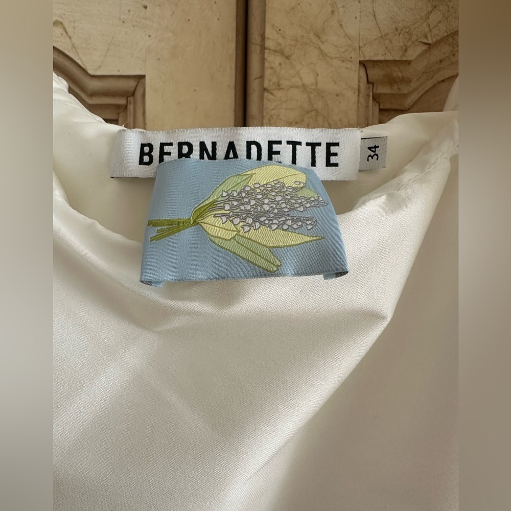 Bernadette Rianne On or Off-the-Shoulder Taffeta Gown Size 2 FR 34 - Picture 4 of 15